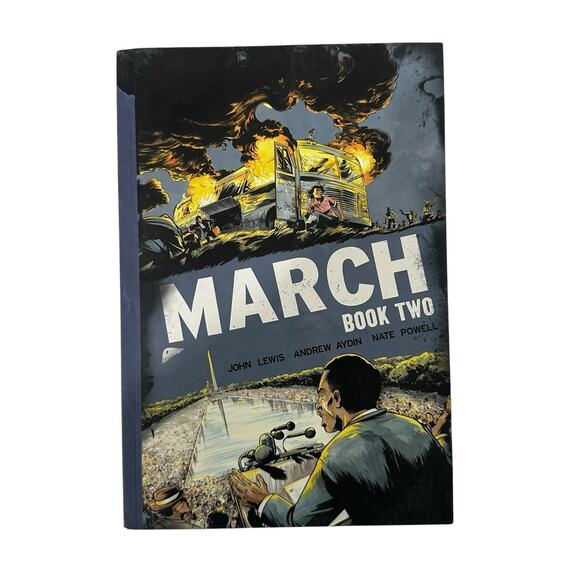 March Trilogy Books 1-3 by John Lewis Andrew Aydin Nate Powell - Picture 2 of 13